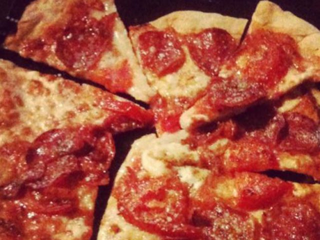 {it’s a quiche … no … its a pizza}