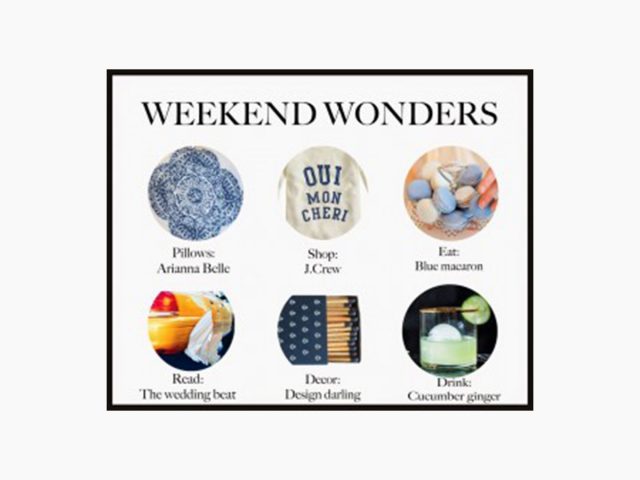 Weekend wonders