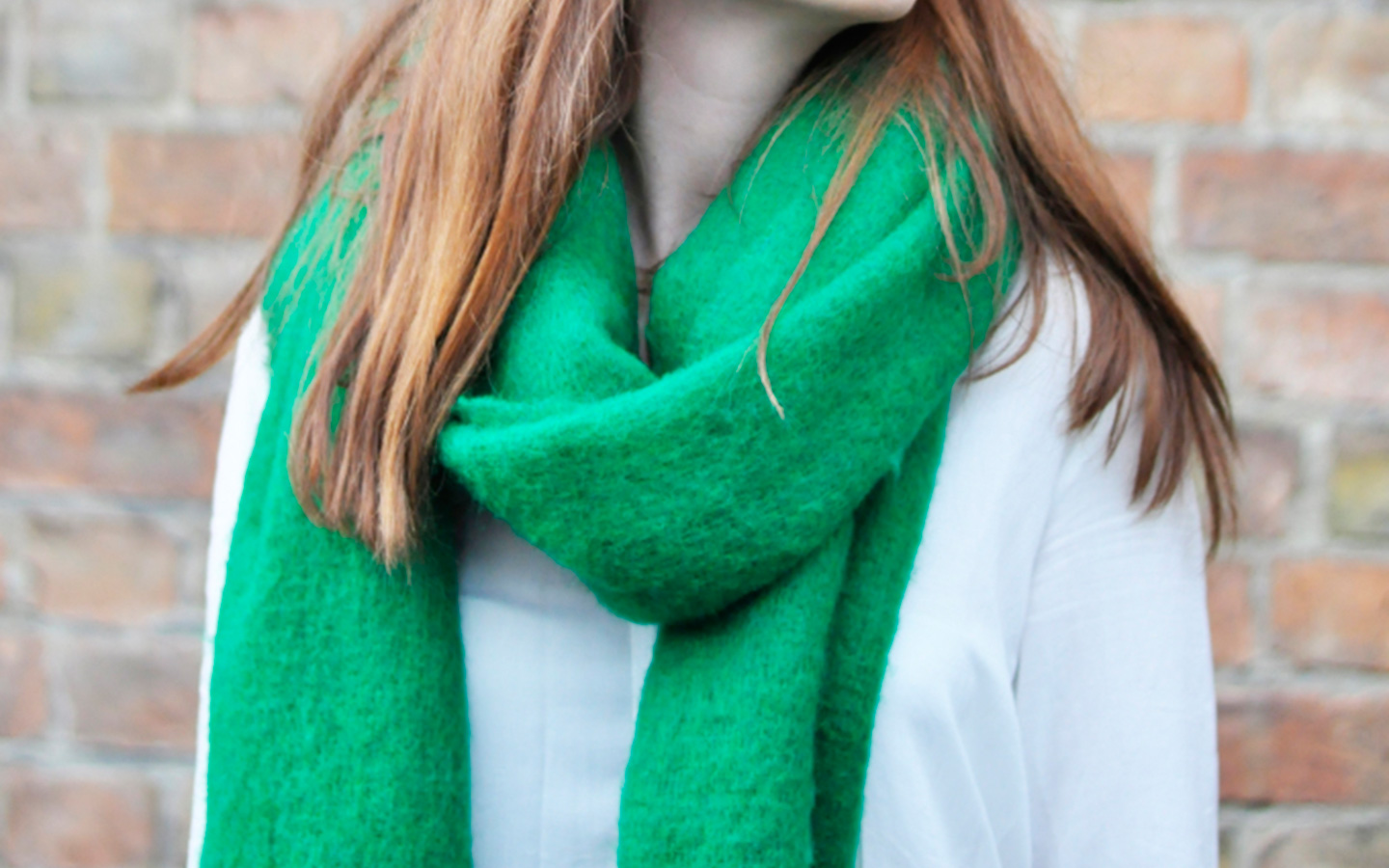 The girl in the green scarf Sylvia's Sparkles