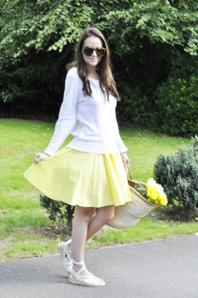 yellow-COS-skirt